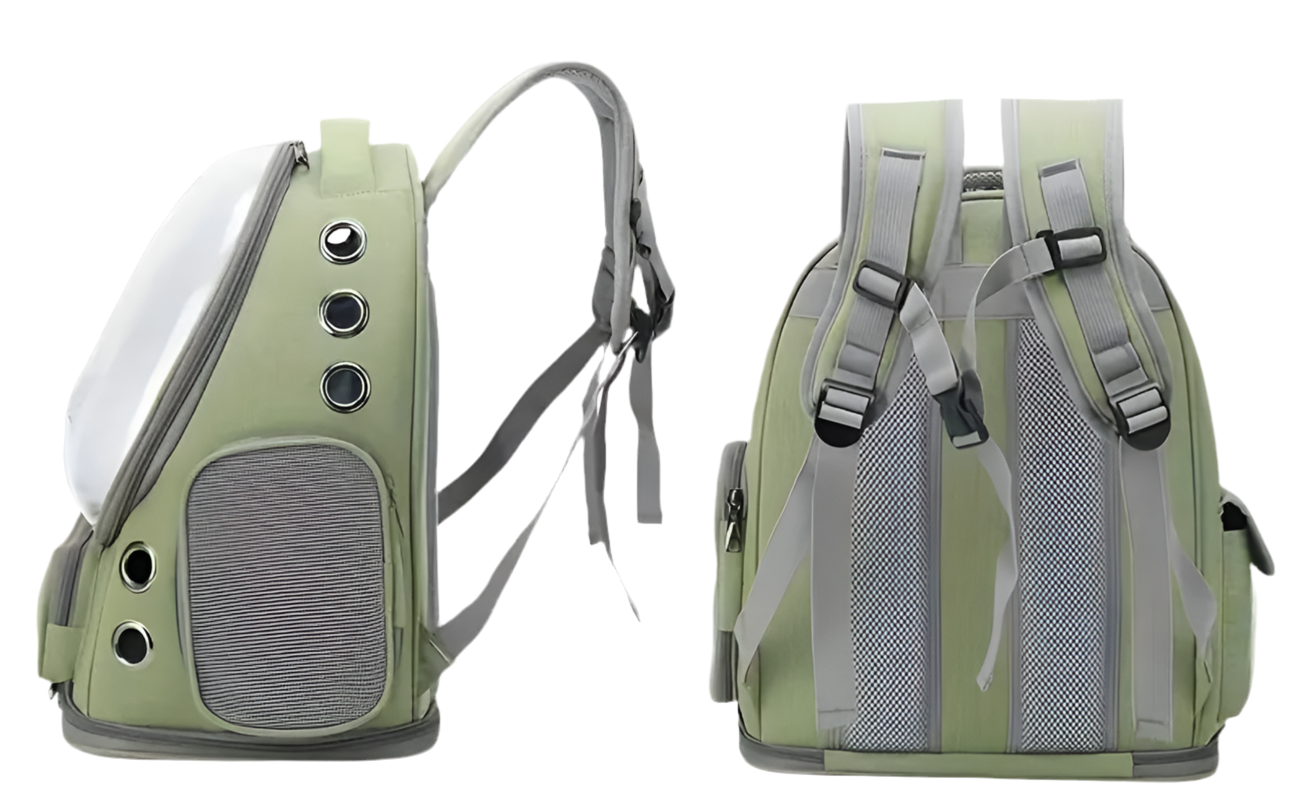 Cat carrier backpack with dome window – The Getaway Crate.