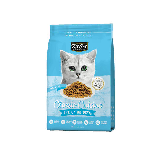 Kit Cat Pick of the Ocean Urinary Care dry cat food 1.2kg front pack