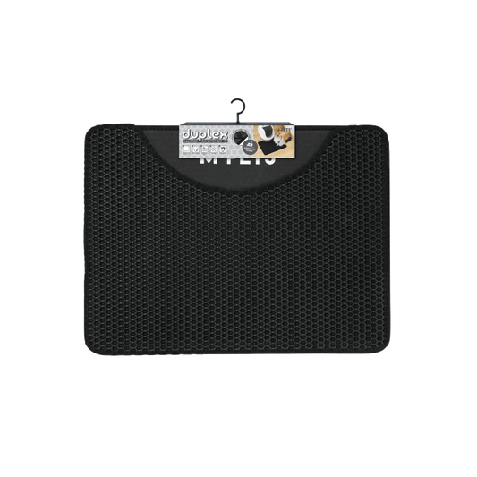 M-PETS Duplex Cat Litter Mat 60 × 45cm in black