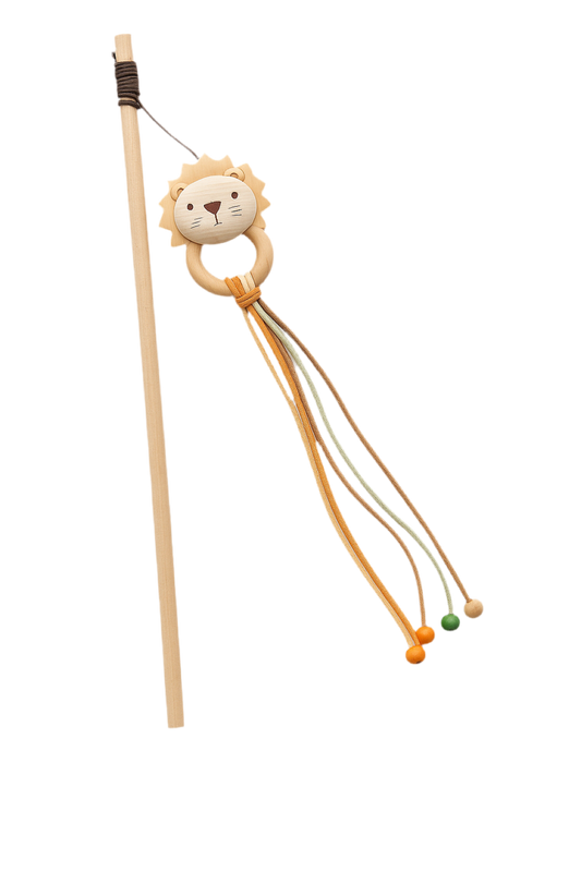 Luxury cat teaser wand Leo’s Leverage.
Interactive cat toy wand South Africa