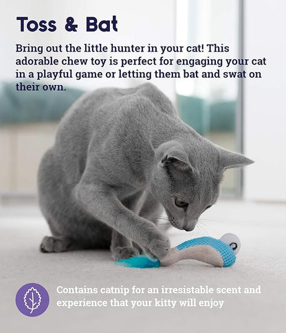 Catstages Dental Shrimpies Catnip Cat Toy 2 Pack | The Divers