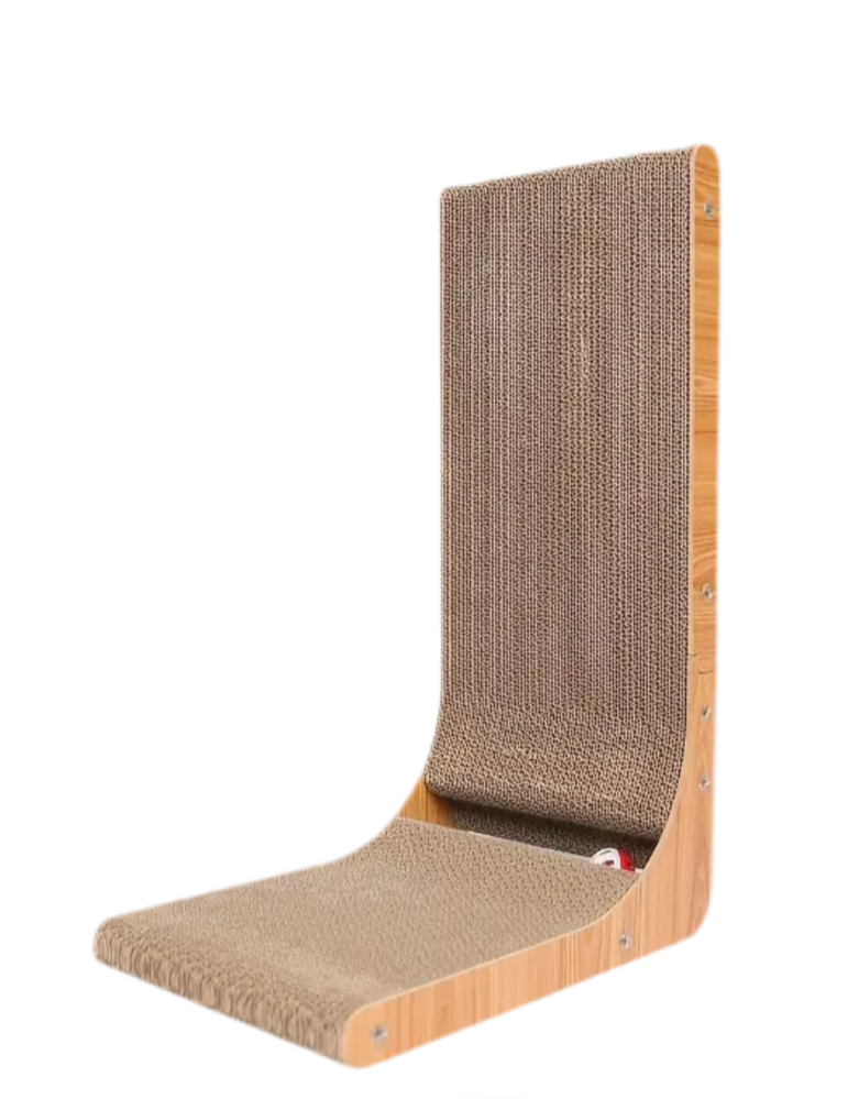 The Evidence Shredder – Cat Scratch Pad (L-Shape)