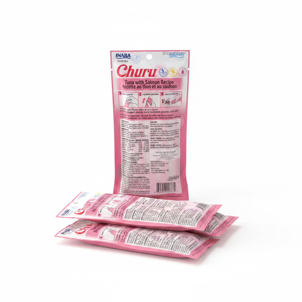 Inaba Churu Creamy Lickable Cat Treat Tubes (4 Pack) | The Interrogation Snacks
