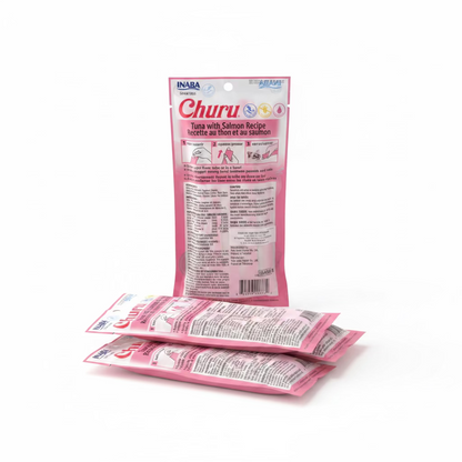 Inaba Churu Creamy Lickable Cat Treat Tubes (4 Pack) | The Interrogation Snacks