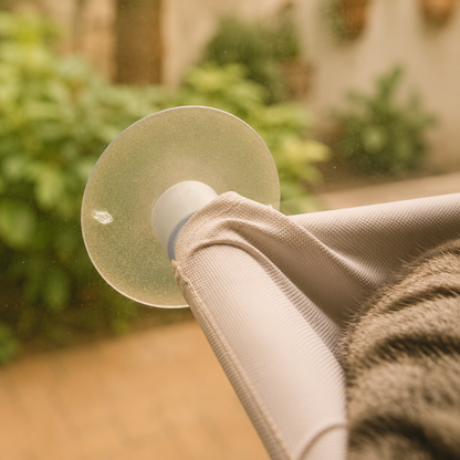 Cat Window Hammock with Strong Suction Cups | The Stakeout Perch
