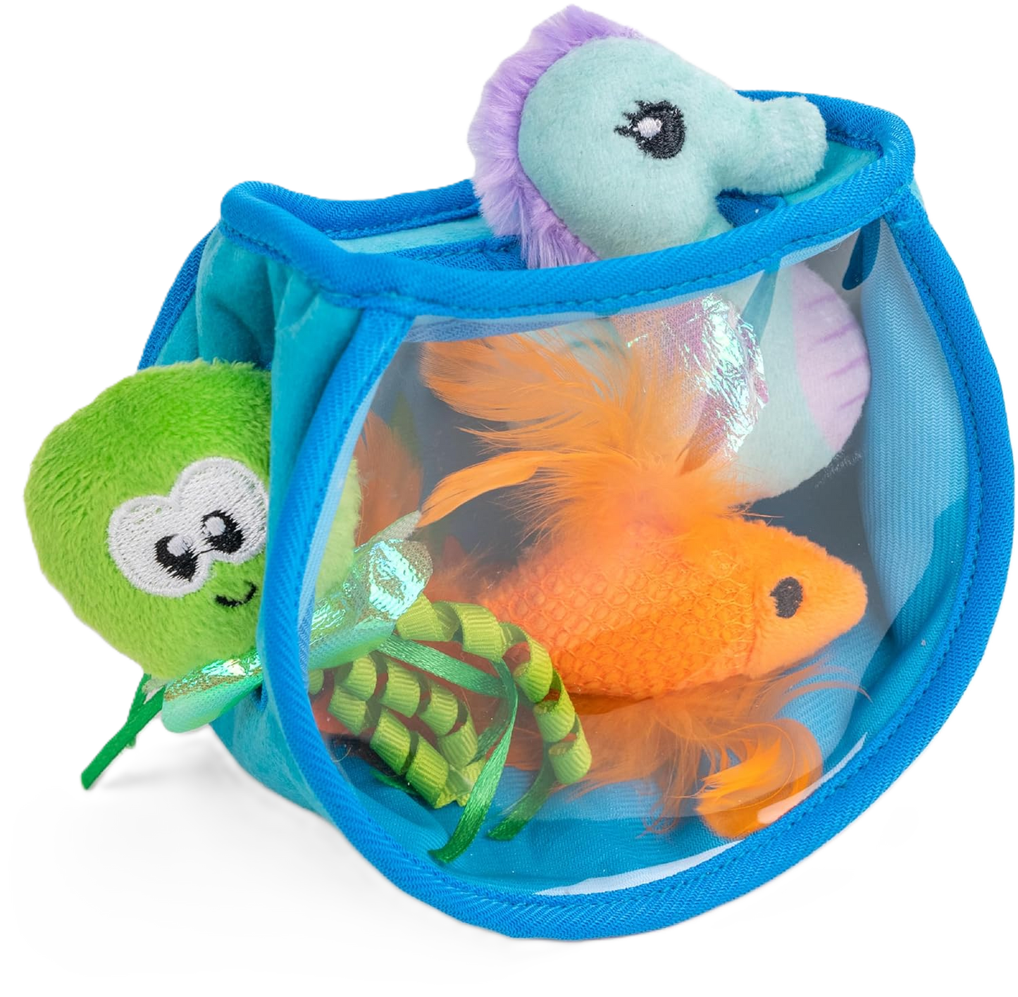Interactive hide and seek cat toy