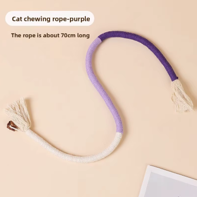 Set of 3 Cat Chew Rope Toys