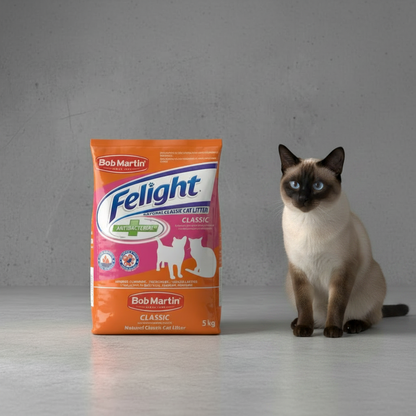 bob-martin-felight-natural-classic-cat-litter-5kg-with-cat