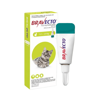 Bravecto Spot-On for Cats Small 1.2 to 2.8 kg packshot