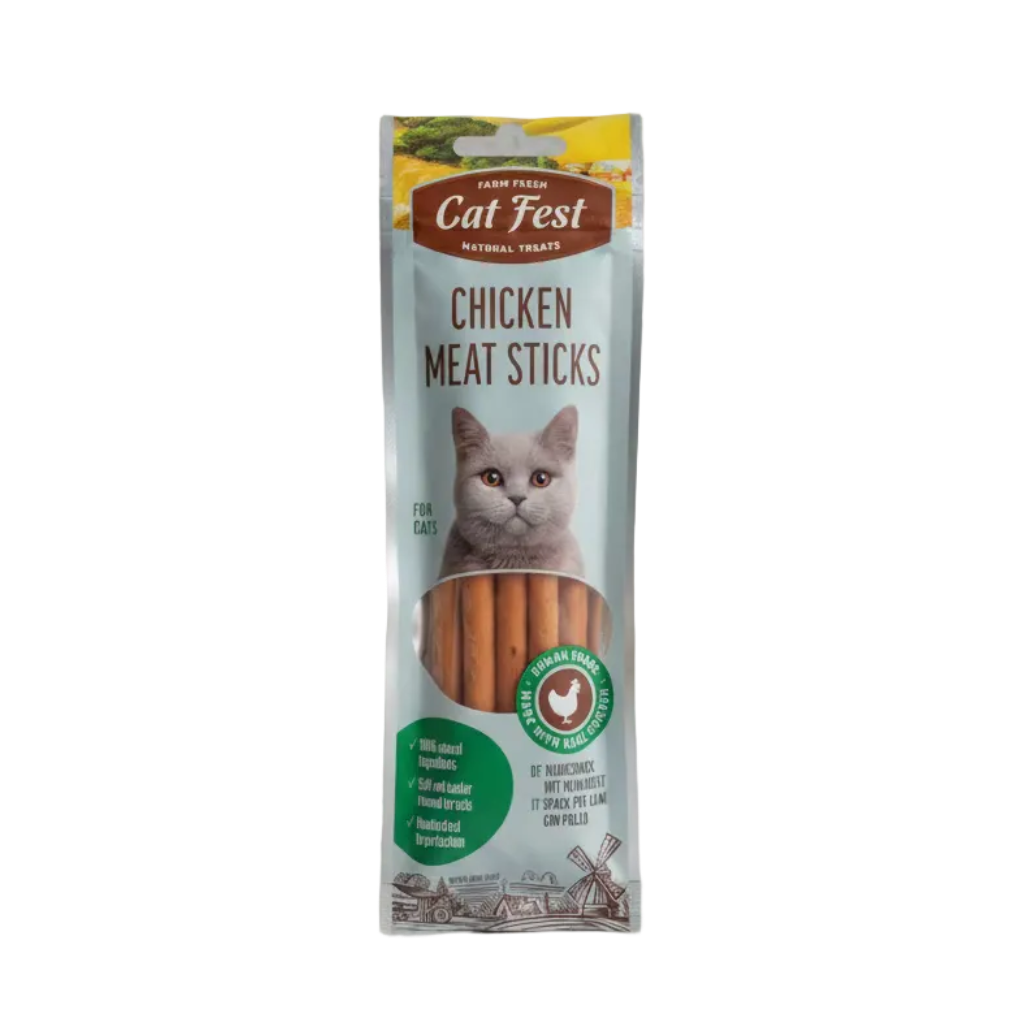 Cat Fest Duck Meat Sticks Natural Cat Treats 45g