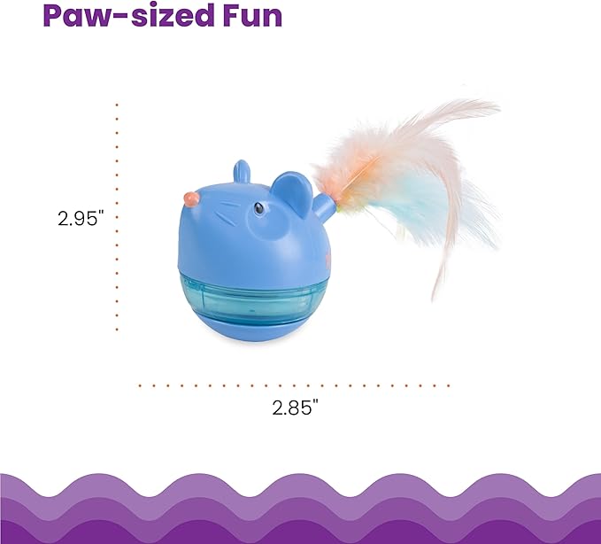 Interactive cat puzzle toy with adjustable treat dispenser