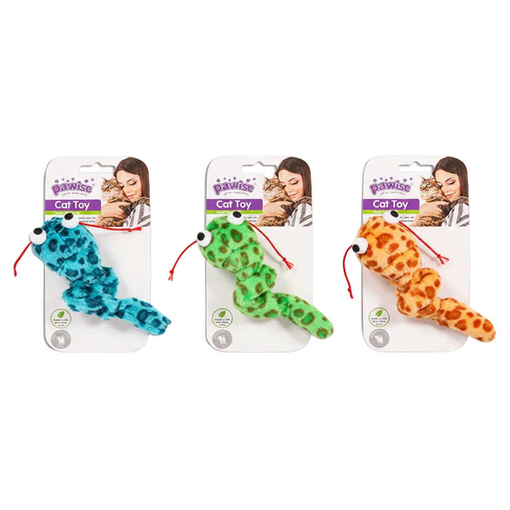 Plush catnip snake toy for cats with soft spotted fabric

Tags