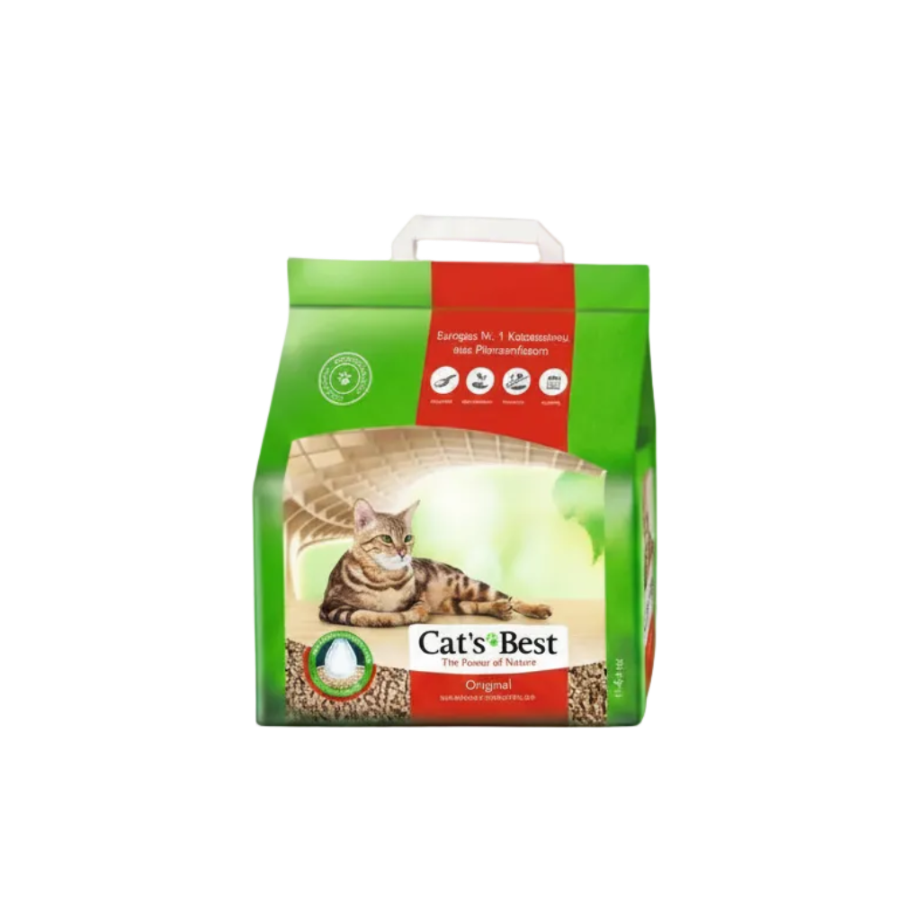 Cat’s Best Original 2.1kg plant-fibre clumping cat litter pack