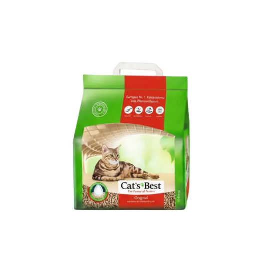 Cat’s Best Original 2.1kg plant-fibre clumping cat litter pack