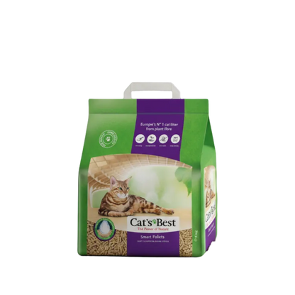 Cat’s Best Smart Pellets 5kg plant-fibre clumping cat litter pack