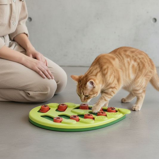 Catstages Buggin' Out Puzzle Feeder | The Surveillance Division