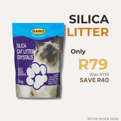 Daro Crystal Silence silica cat litter crystals