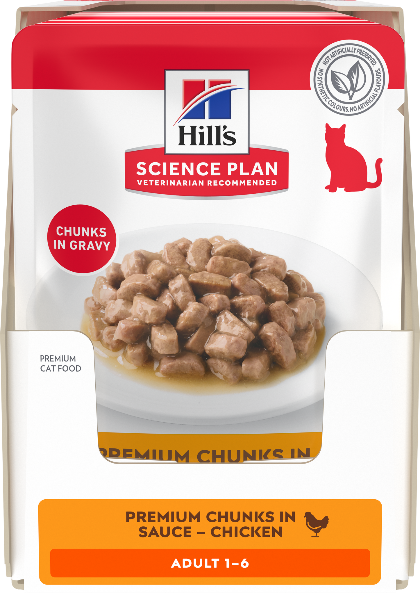 Hill’s Science Plan Adult Wet Cat Food Chicken 12 × 85g box front
