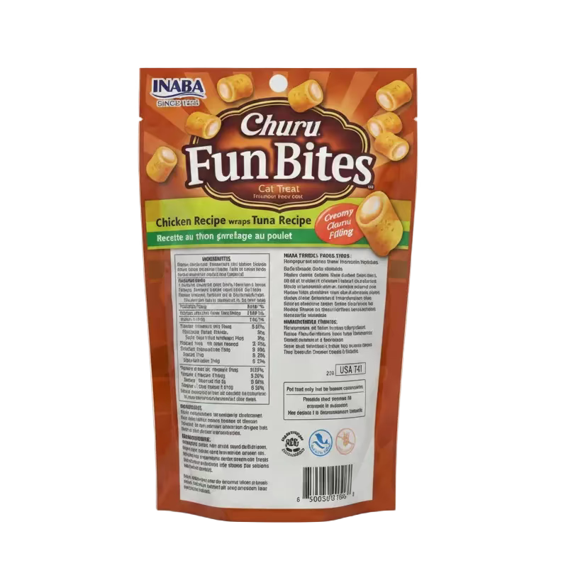 Inaba Churu Fun Bites ingredients feeding guide and guaranteed analysis