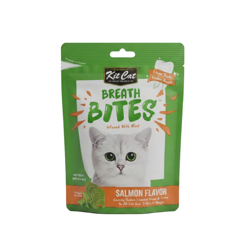 Kit Cat Breath Bites Dental Treats for Cats 60g | The Breathalyser