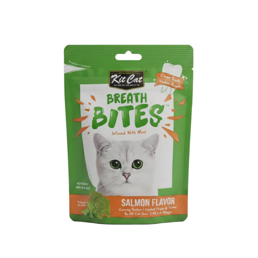 Kit Cat Breath Bites Dental Treats for Cats 60g | The Breathalyser