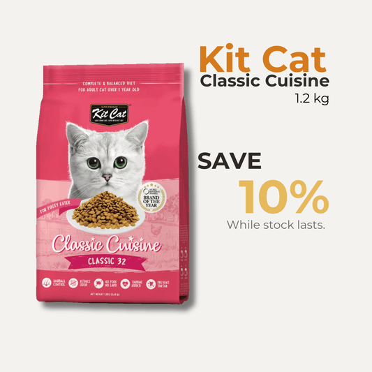 Kit Cat Classic Cuisine Classic 32 adult dry cat food