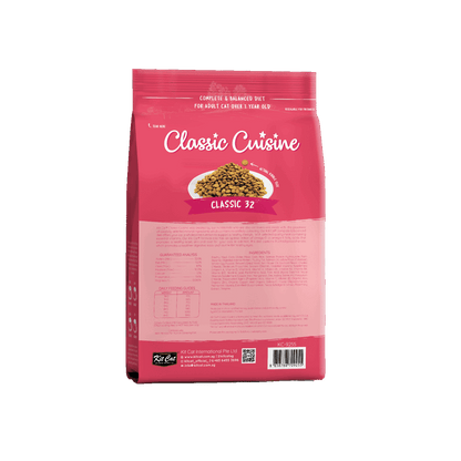Kit Cat Classic Cuisine Classic 32 dry cat food 1.2kg back pack