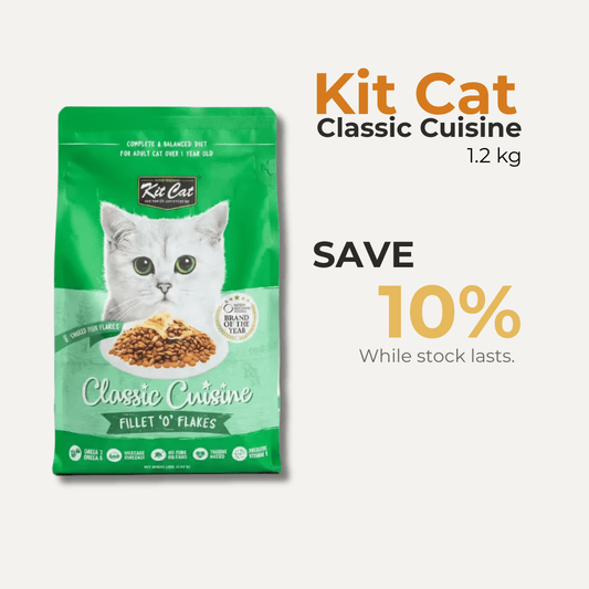 Kit Cat Fillet O Flakes adult dry cat food 1.2 kg