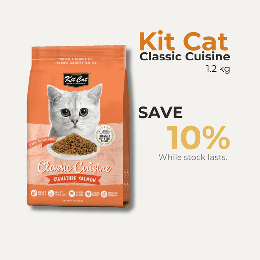 Kit Cat Signature Salmon adult dry cat food 1.2 kg