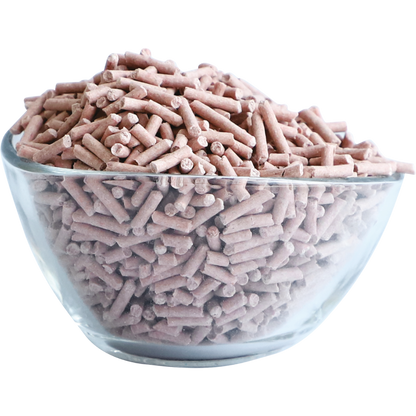 Kit Cat Soya Clump Coffee tofu cat litter pellets in a glass bowl