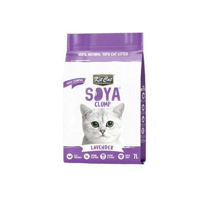 Kit Cat Soya Clump Lavender 7L cat litter pack
