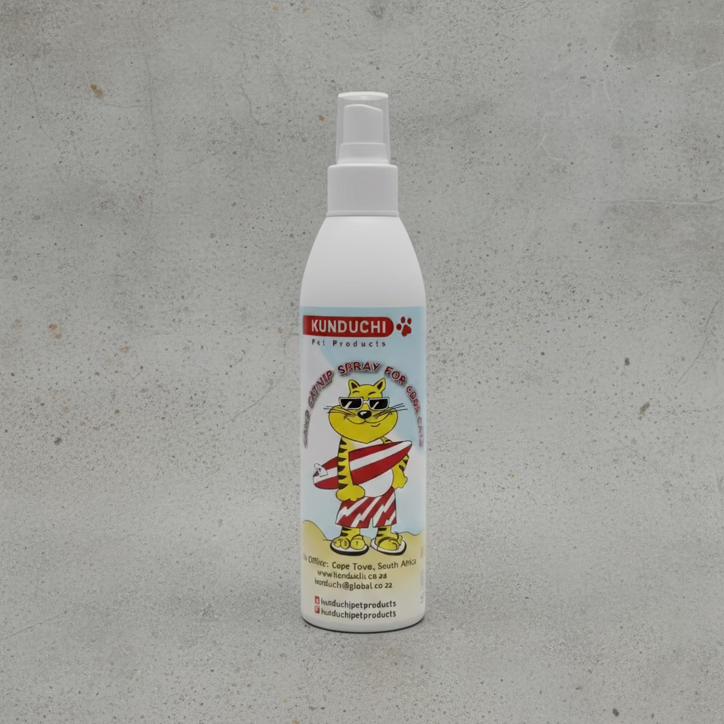 Kunduchi Super Catnip Spray for Cool Cats 250ml on a white background