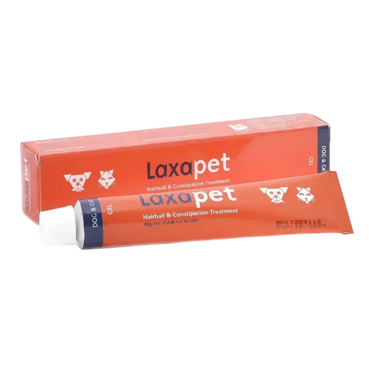 Kyron Laxapet laxative pet gel 50g tube and box for dogs and cats