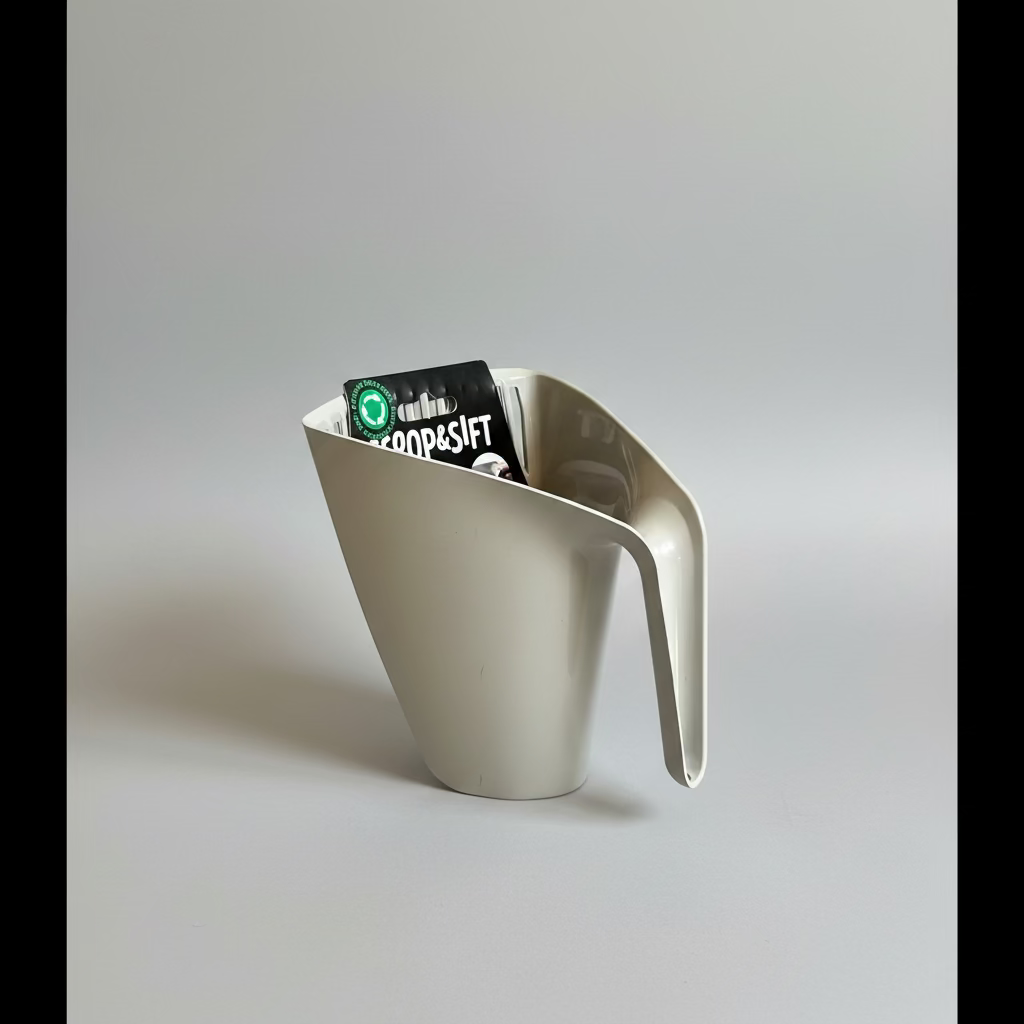 Litter scoop for clumping cat litter