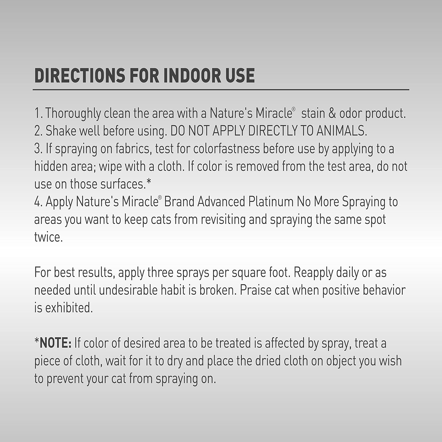Nature's Miracle No More Spraying 709ml product image