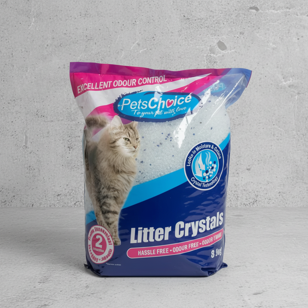 Pets Choice Silica Crystal Cat Litter 3.6kg pack