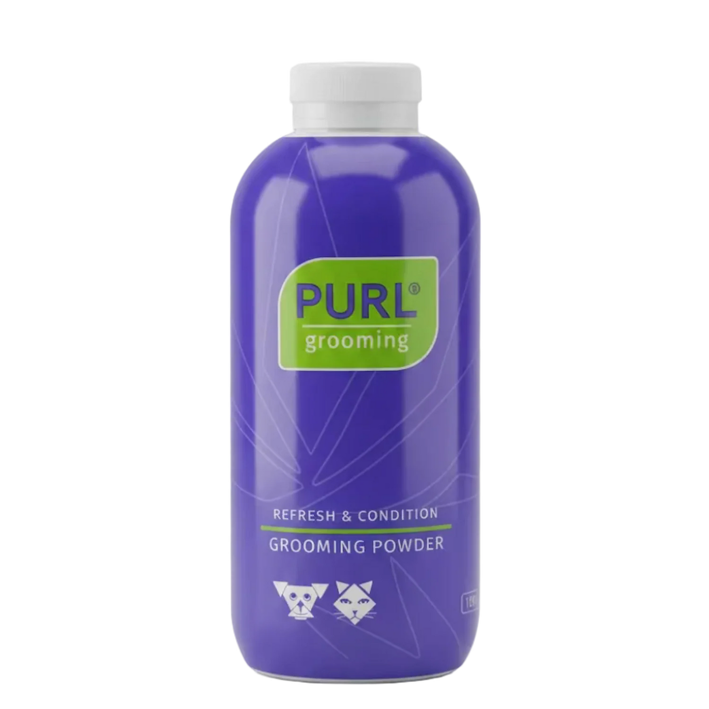 PURL Grooming Powder 100g bottle for waterless coat refreshing and conditioning