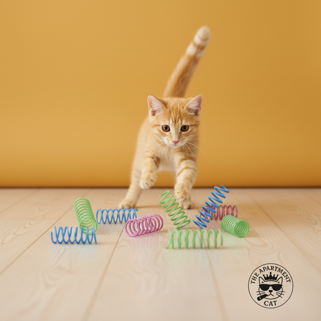 Plastic Spring Cat Toys 12 Pack | CS-12 Strike Coils