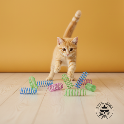 Plastic Spring Cat Toys 12 Pack | CS-12 Strike Coils