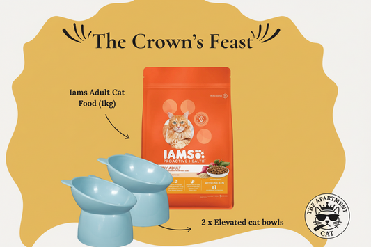 Cat litter box and scoop with Daro silica litter crystals bundle for odour-free indoor cat hygiene from The Apartment Cat. The Apartment Cat. 