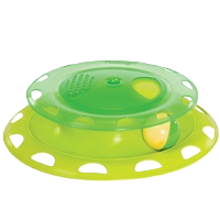 Green catnip chase toy for cats — The Chaser from The Apartment Cat