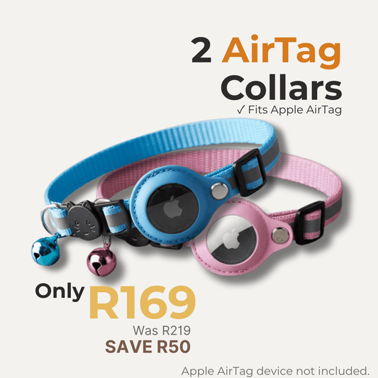 The Royal Parole Unit | 2 x AirTag Cat Collars