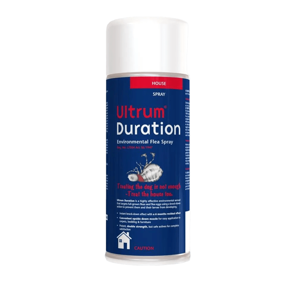 Ultrum Duration Home Flea Spray 350ml front can packshot